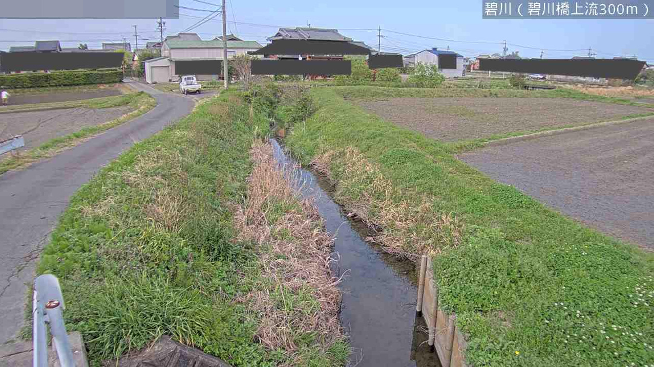 碧川碧川橋上流ライブカメラ(三重県松阪市小舟江町)