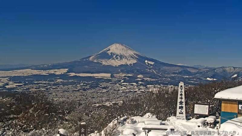 金時山山頂金太郎茶屋ライブカメラ(神奈川県南足柄市矢倉沢)