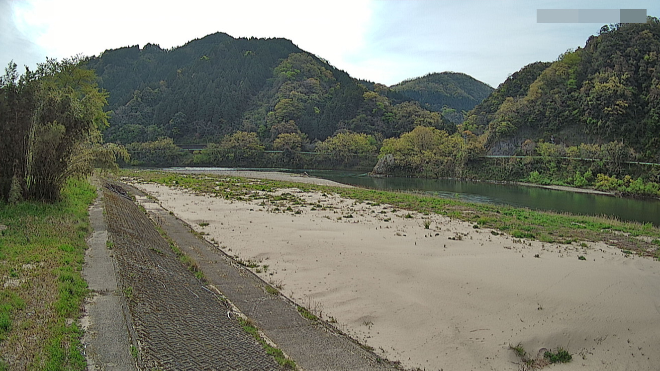 江の川30.0KP右岸ライブカメラ(島根県川本町川下)