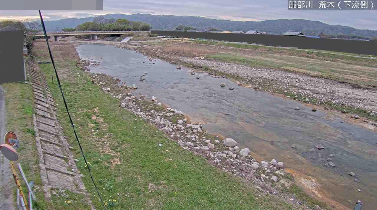 服部川荒木ライブカメラ(三重県伊賀市荒木)