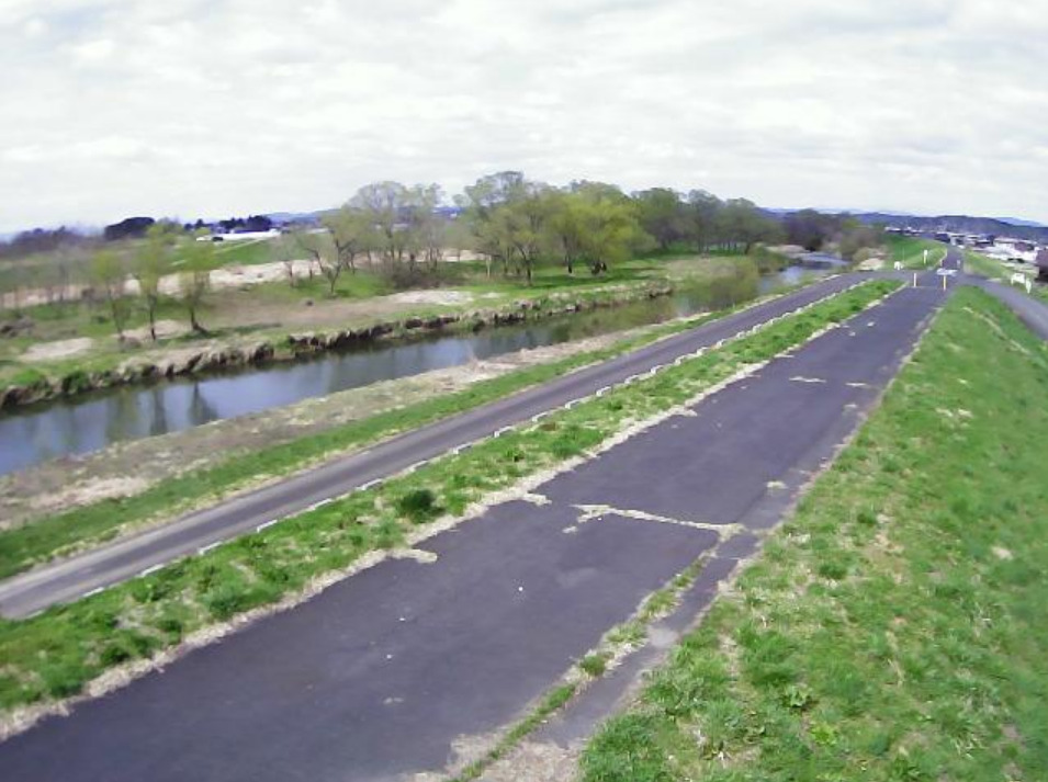人首川0.2KP左岸ライブカメラ(岩手県奥州市水沢羽田町)