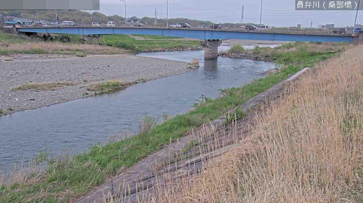 員弁川桑部橋ライブカメラ(三重県桑名市桑部)