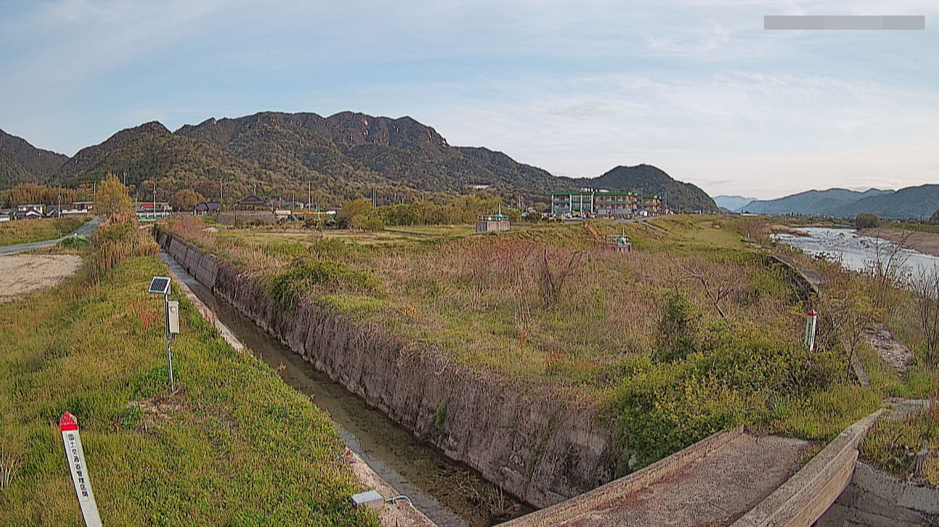 佐波川壺谷川排水樋門ライブカメラ(山口県防府市上右田)