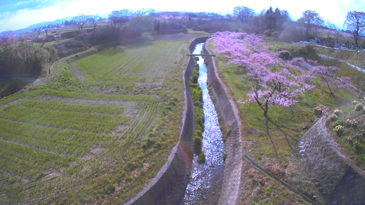 佐久間川六丁目橋ライブカメラ(福島県桑折町谷地)