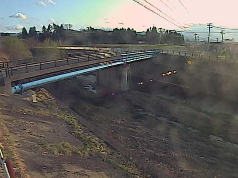 新土淵川樋の口橋ライブカメラ(青森県弘前市茜町)