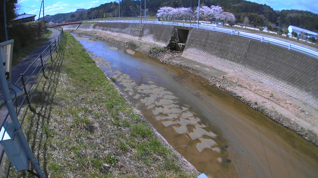高田川白川津田ライブカメラ(宮城県白石市白川津田)