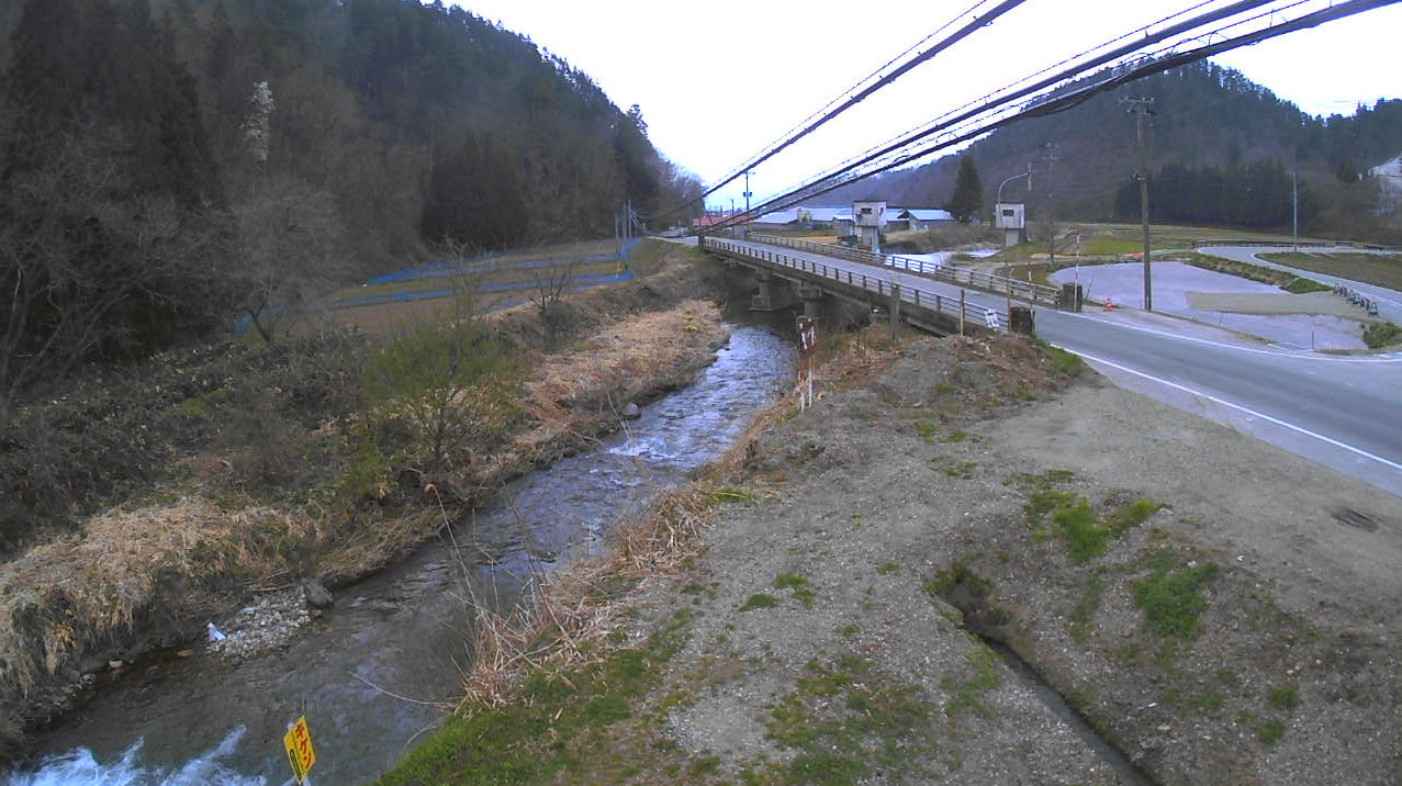 田付川大橋ライブカメラ(福島県喜多方市岩月町入田付)