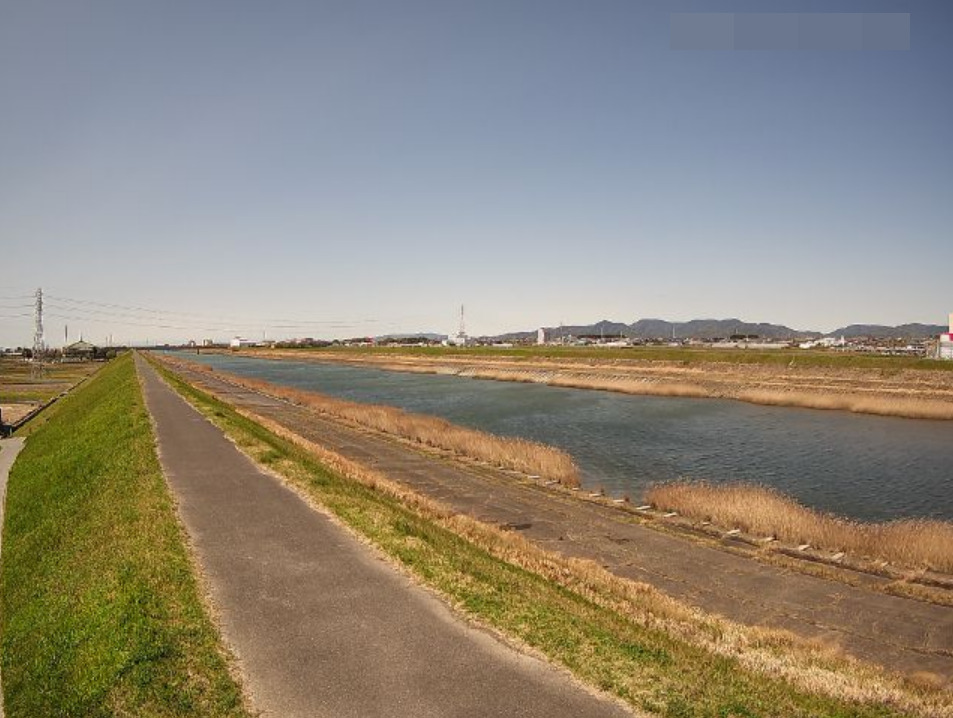豊川放水路5.4KP左岸ライブカメラ(愛知県豊橋市大村町)