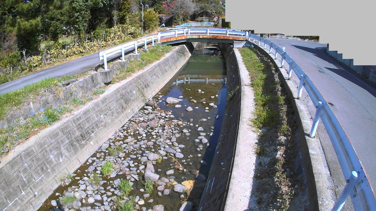 内町堀川立町橋ライブカメラ(宮城県角田市尾山)