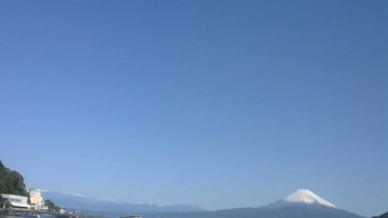 とらちゃん富士山ライブカメラ(静岡県沼津市内浦重寺)