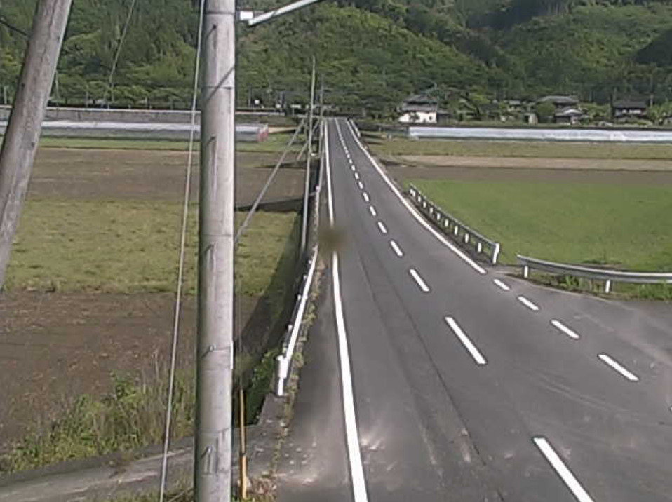 大分県道608号笠掛直見停車場線岩井戸ライブカメラ(大分県佐伯市直川下直見)