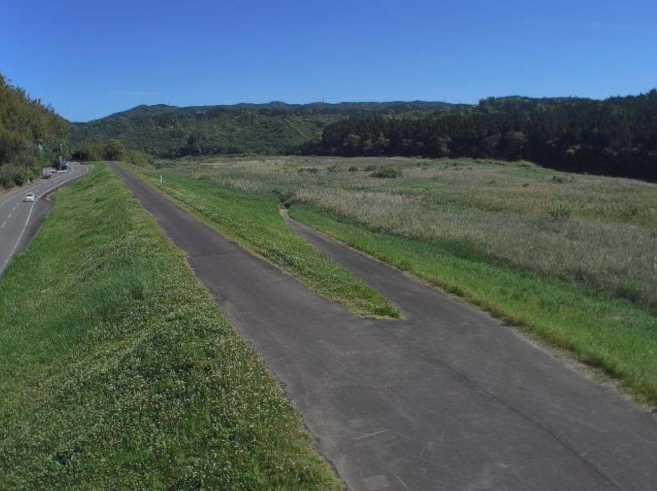 大淀川25.4KPライブカメラ(宮崎県宮崎市高岡町浦之名)
