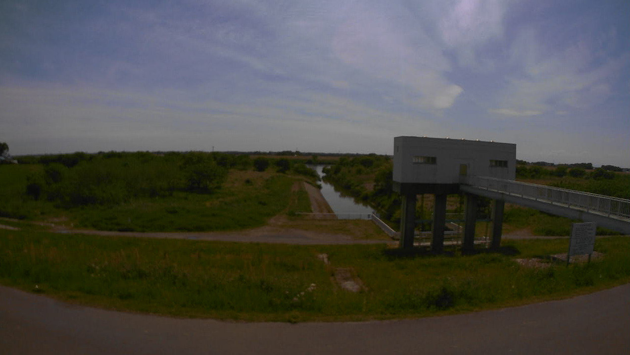 利根川109.6KP左岸ライブカメラ(茨城県坂東市長谷)