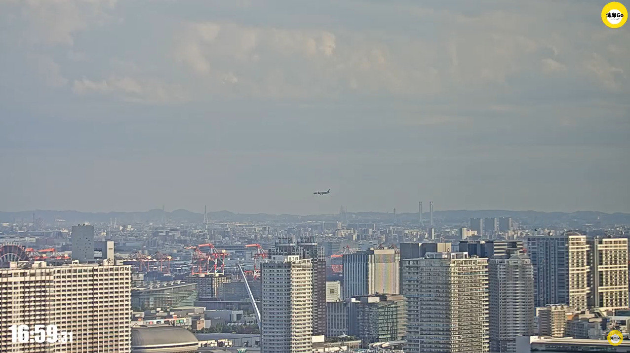 湾岸Go羽田空港都心ルートライブカメラ(東京都江東区有明)