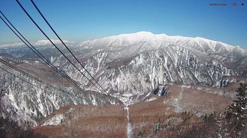 黒岳5合目山麓方向ライブカメラ(北海道上川町層雲峡) 2026年3月18日
