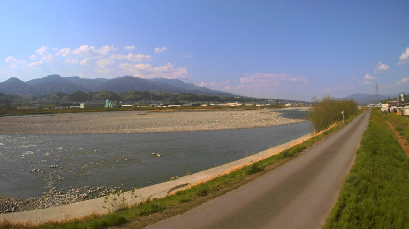 天竜川151.0KP左岸ライブカメラ(長野県喬木村阿島)