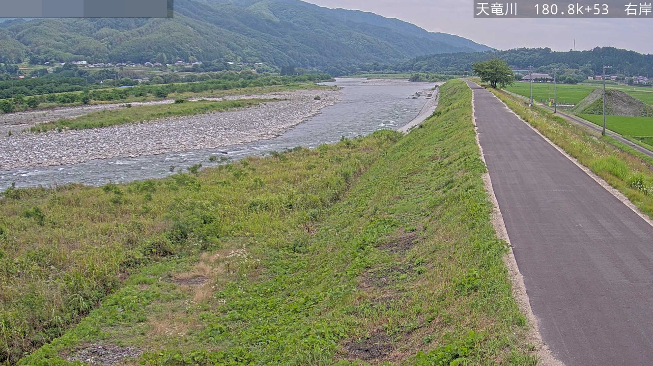 天竜川180.8KP右岸ライブカメラ(長野県駒ヶ根市下平)