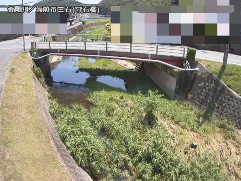 金剛川守石橋ライブカメラ(岡山県備前市三石)