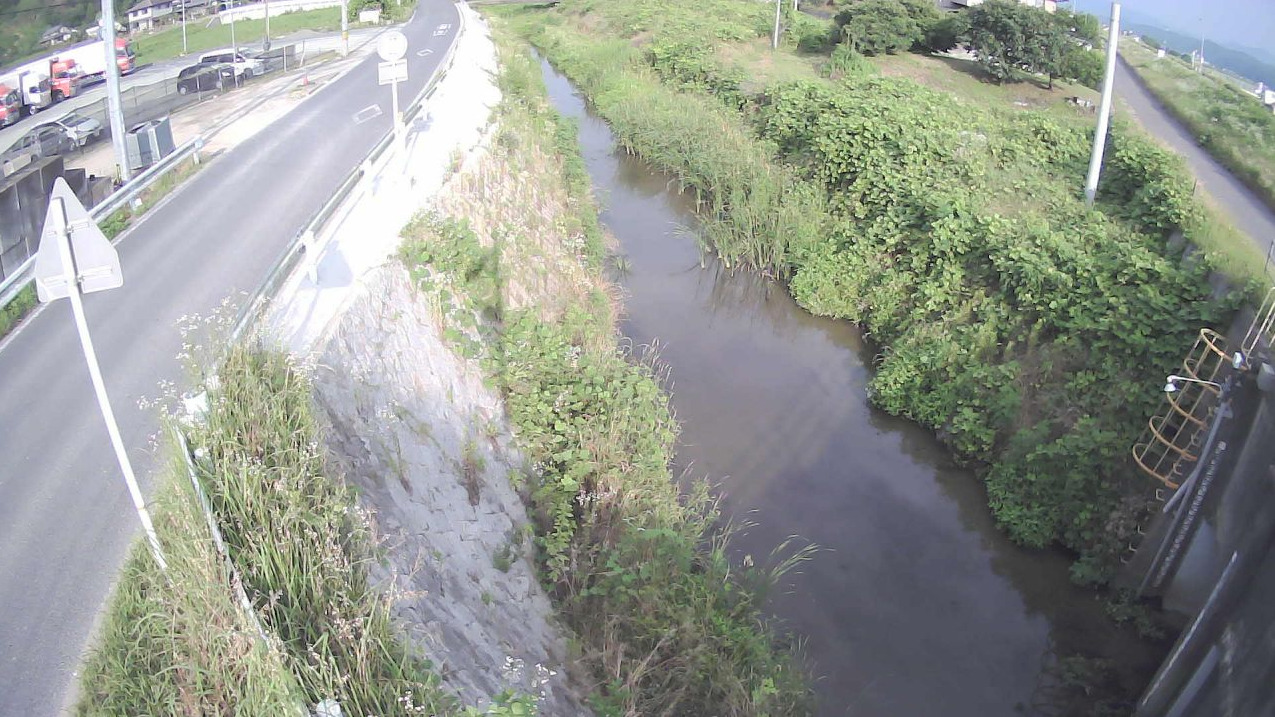 西谷川今岡樋門前ライブカメラ(広島県福山市駅家町今岡)