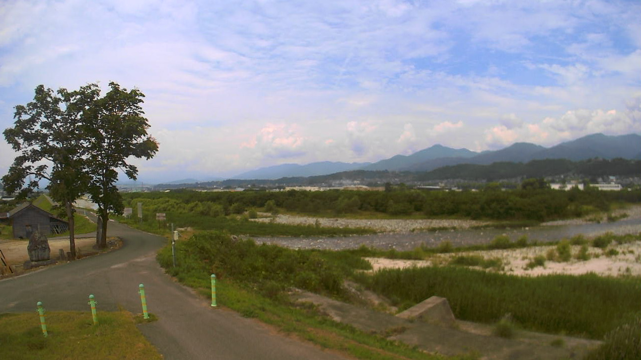 天竜川152.6KP左岸ライブカメラ(長野県豊丘村神稲)