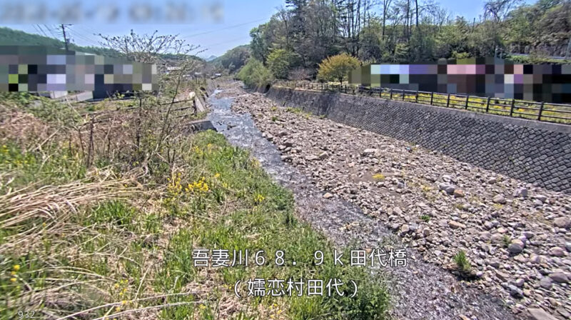 吾妻川田代橋ライブカメラ(群馬県嬬恋村田代)
