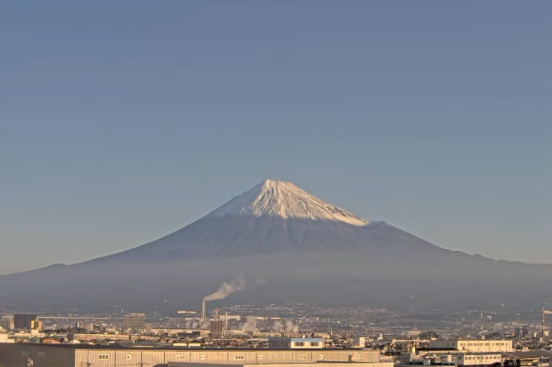 富士スパイラル工業富士山ライブカメラ(静岡県富士市五貫島)