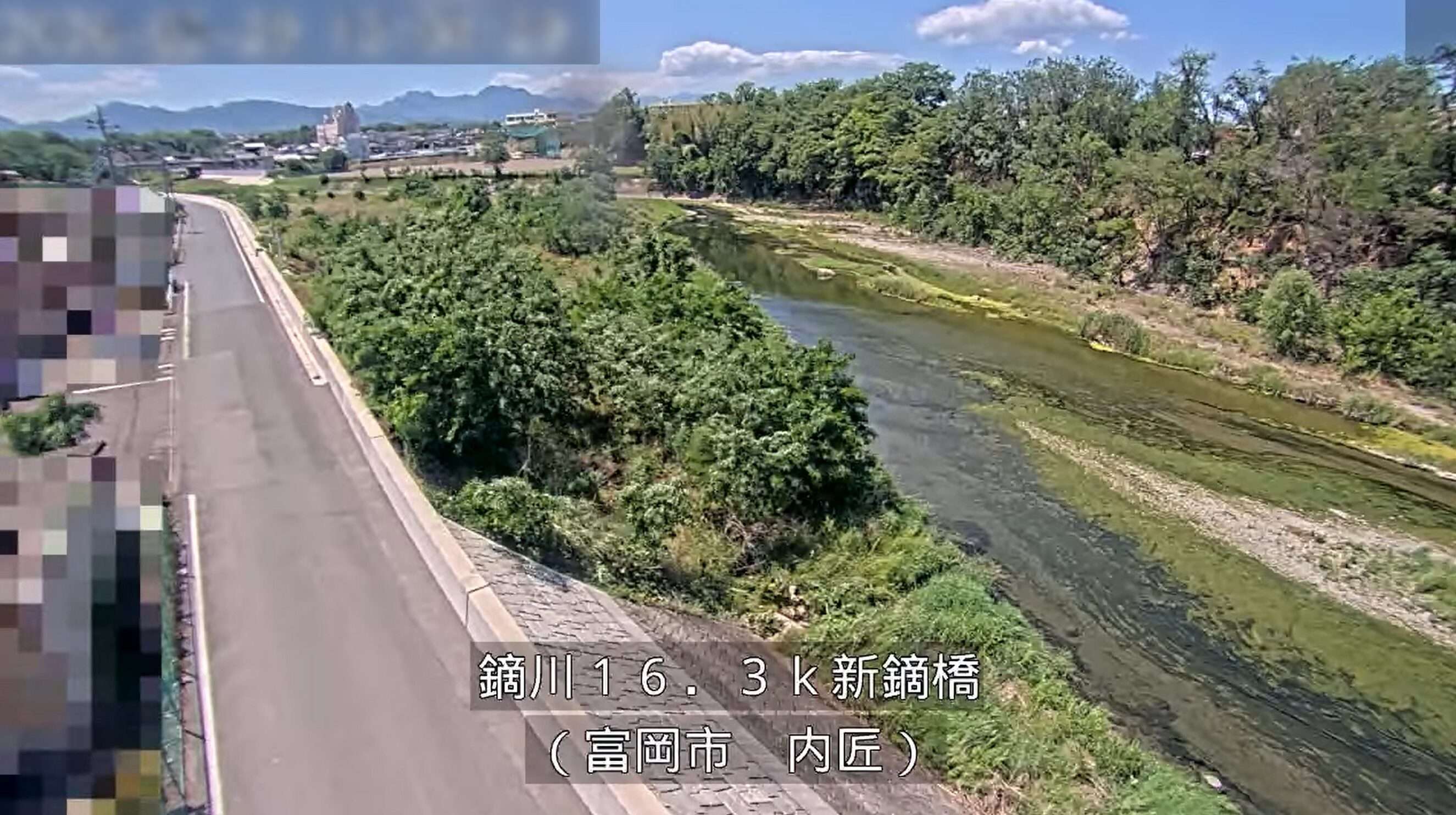 鏑川新鏑橋ライブカメラ(群馬県富岡市内匠)