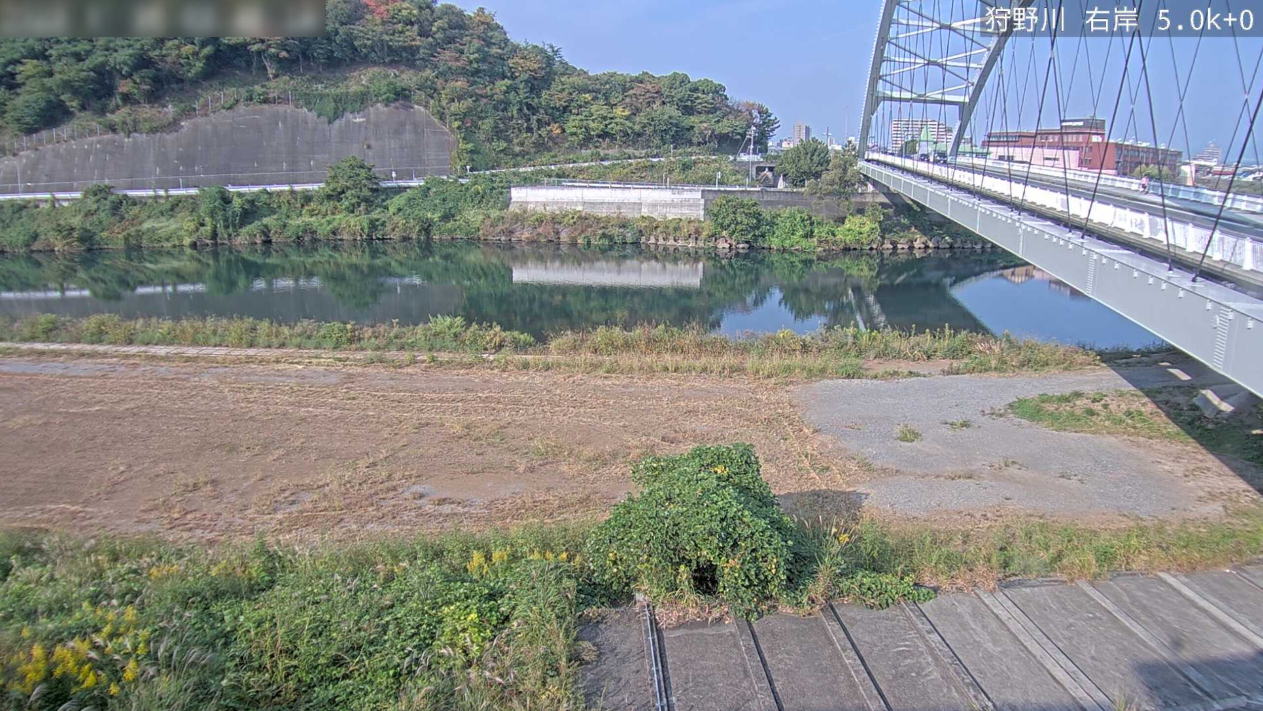 狩野川5.0KP右岸ライブカメラ(静岡県清水町長沢)