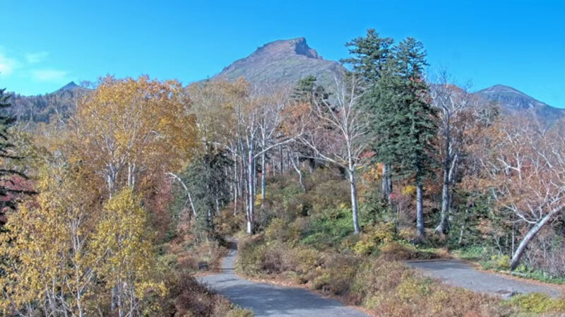 黒岳5合目山頂方向ライブカメラ(北海道上川町層雲峡)