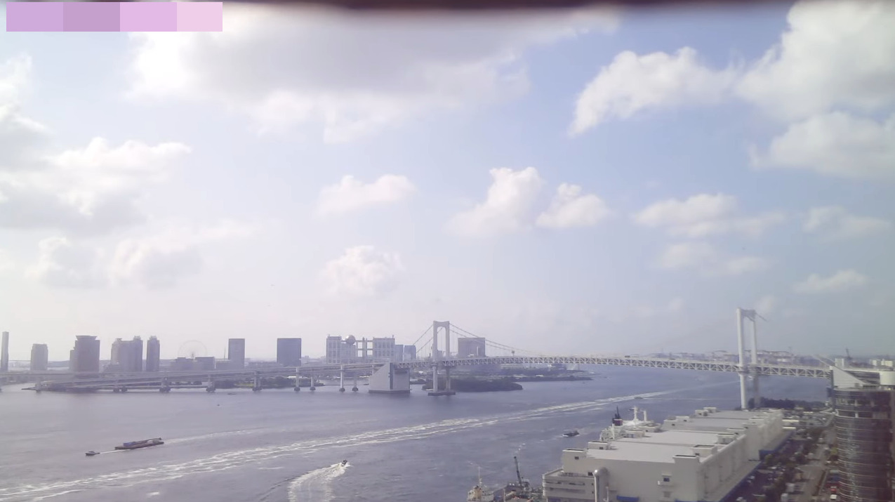 東京湾日の出桟橋ライブカメラ(東京都港区海岸)