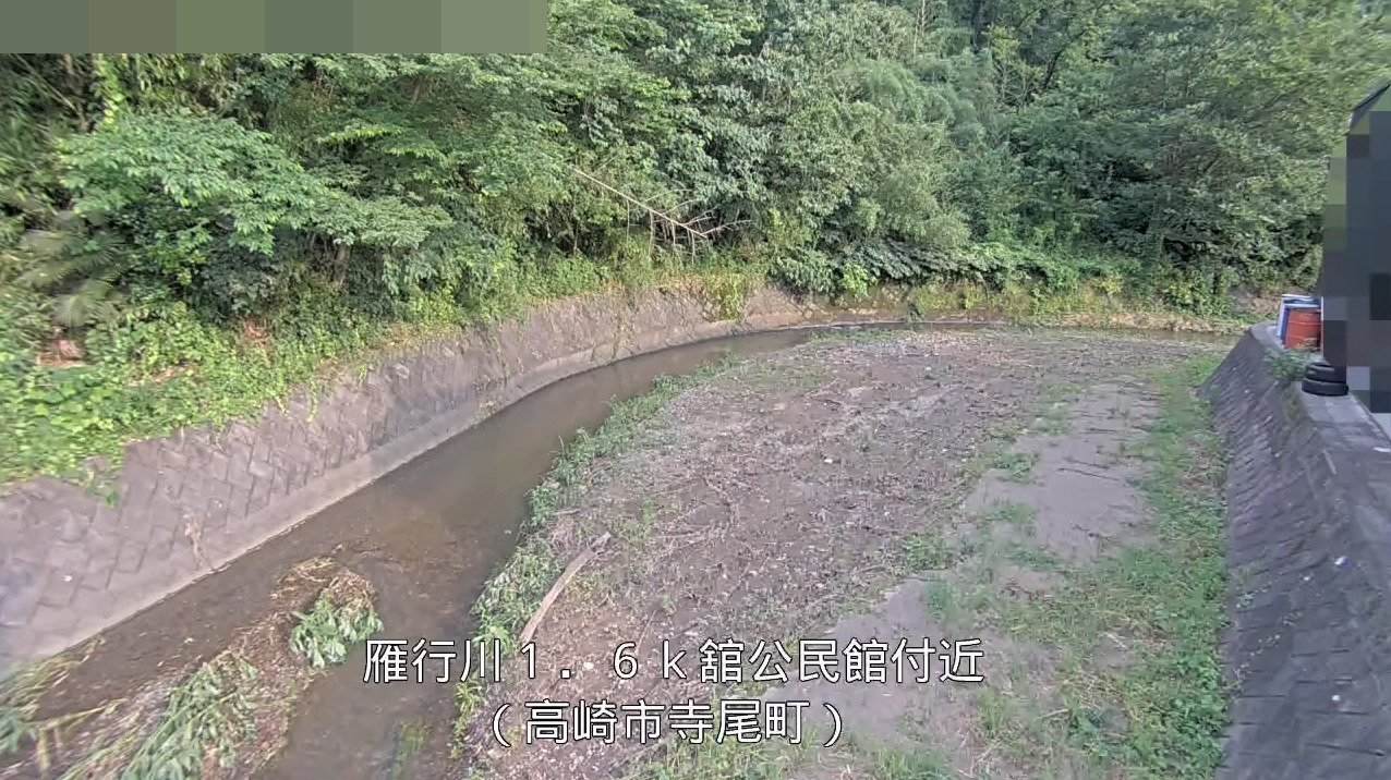 雁行川舘公民館付近ライブカメラ(群馬県高崎市寺尾町)