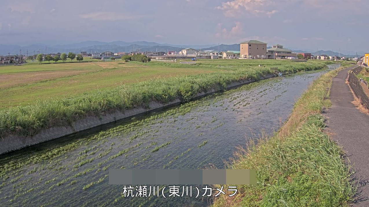 杭瀬川東川合流地点ライブカメラ(岐阜県池田町市橋)
