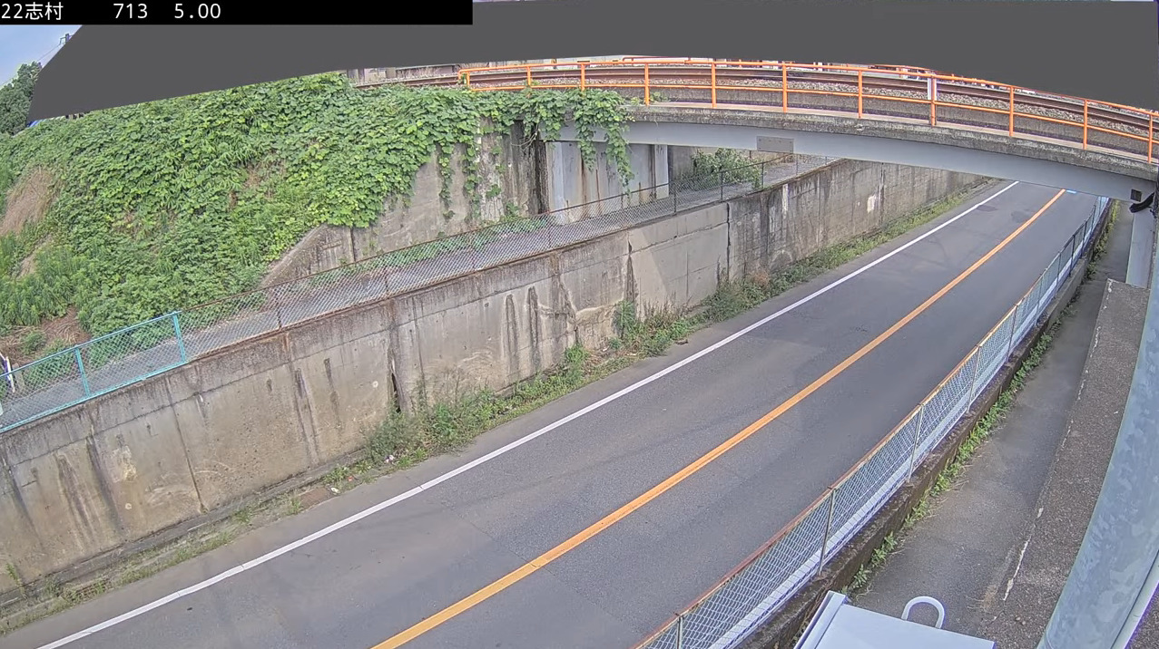 市道志村北8号線志村交差点北ガード下ライブカメラ(大分県大分市須賀)