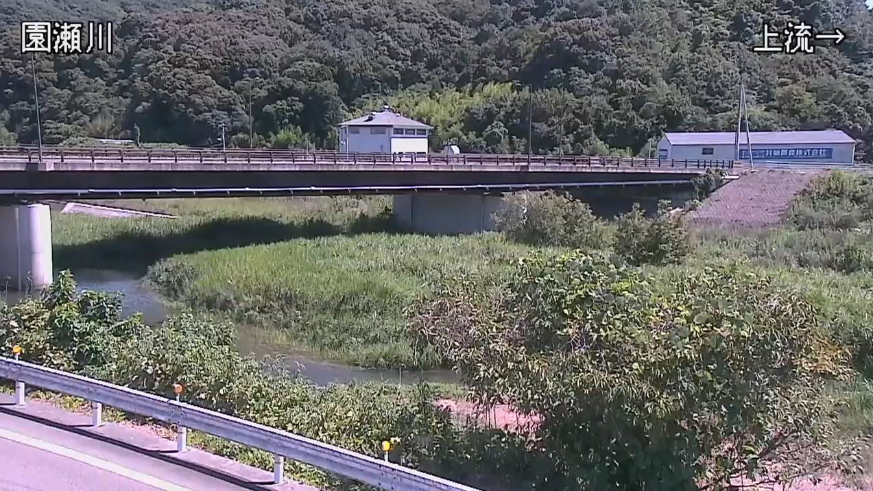 園瀬川園瀬橋ライブカメラ(徳島県徳島市八万町)