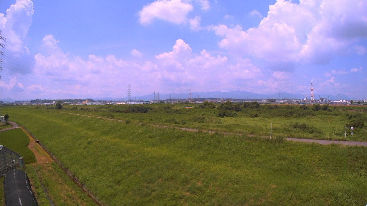 鈴鹿川3.0KP右岸ライブカメラ(三重県四日市市楠町小倉)