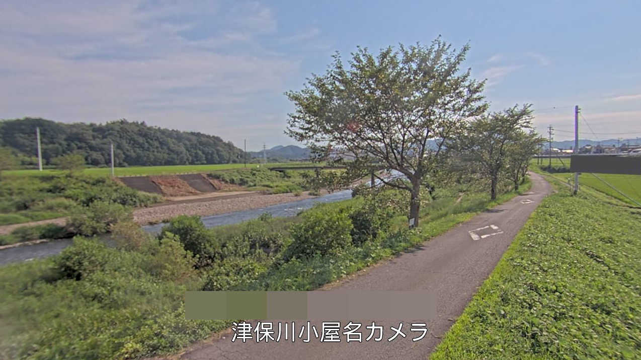 津保川小屋名ライブカメラ(岐阜県関市小屋名)