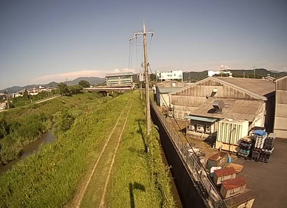 八代川放水路八代排水機場導水路ライブカメラ(兵庫県豊岡市日高町東芝)