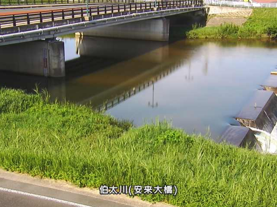 伯太川安来大橋ライブカメラ(島根県安来市飯島町)