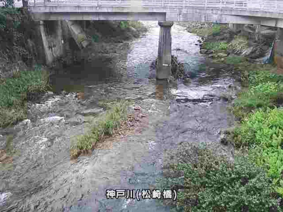 神戸川松崎橋ライブカメラ(島根県飯南町野萱)