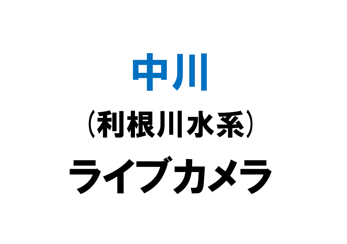 中川(利根川水系温井川支流)ライブカメラ一覧