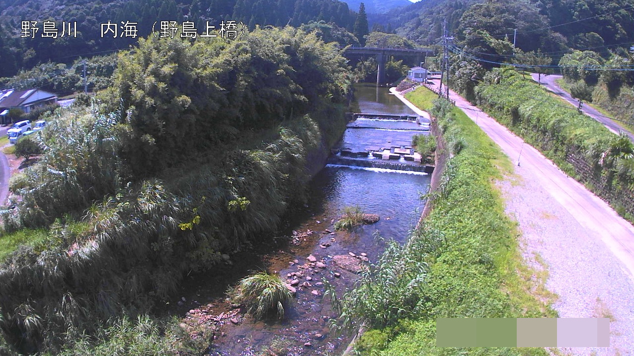 野島川野島上橋ライブカメラ 宮崎県宮崎市内海 ライブカメラdb