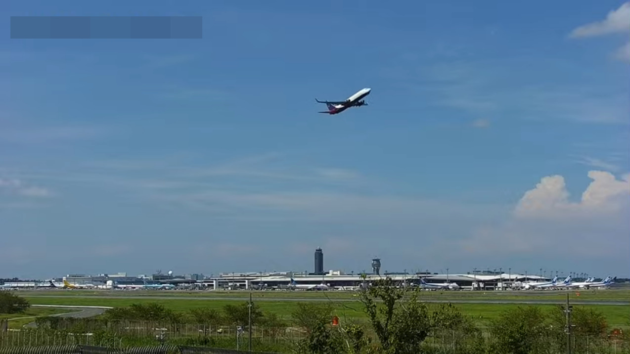 ゲートグルメジャパン成田空港滑走路ライブカメラ(千葉県成田市三里塚)