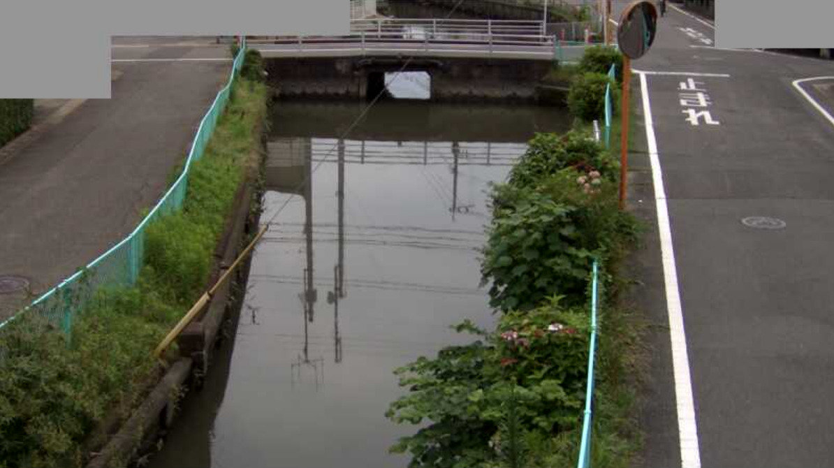 平松厘外雨水幹線城西団地ライブカメラ(佐賀県佐賀市光)