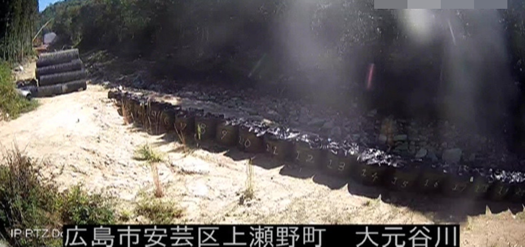 大元谷川渓流監視ライブカメラ(広島県広島市安芸区)