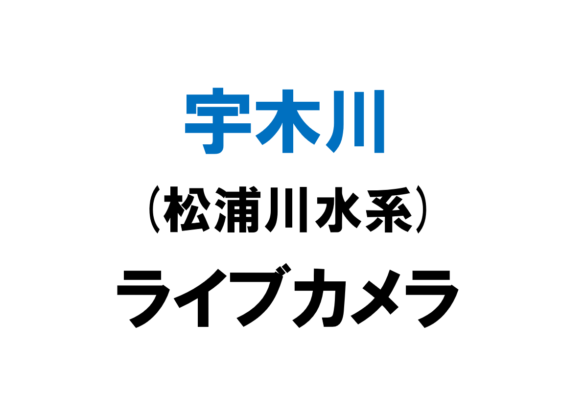 宇木川(松浦川水系)ライブカメラ一覧