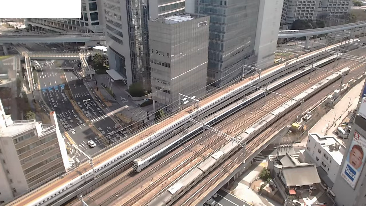 古河産業新橋鉄道ライブカメラ(東京都港区新橋)