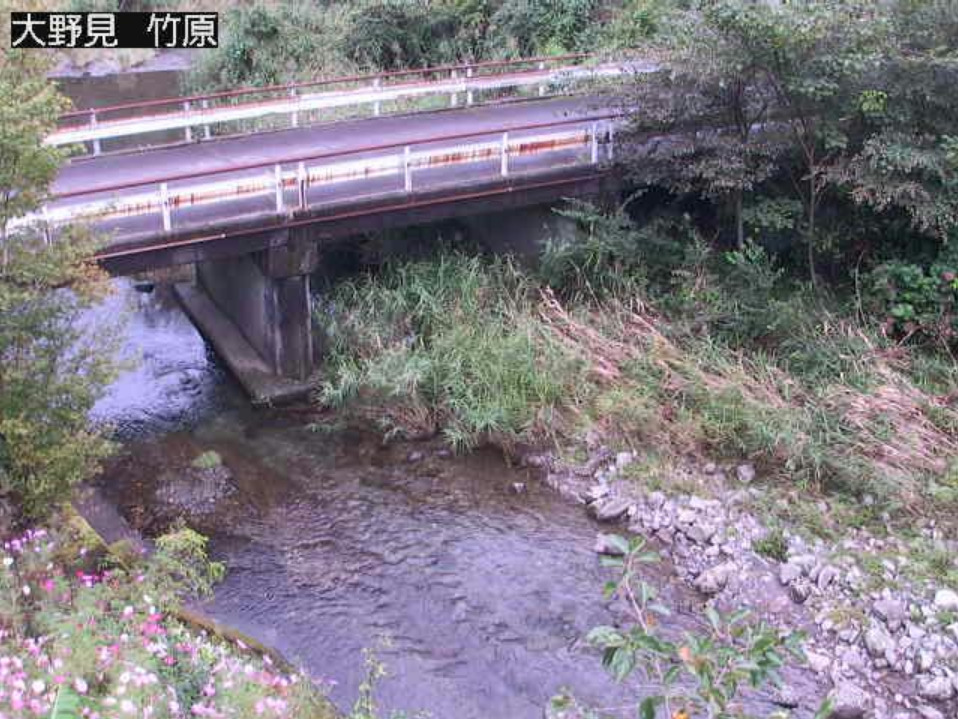 竹原川大野見竹原ライブカメラ(高知県中土佐町大野見竹原)