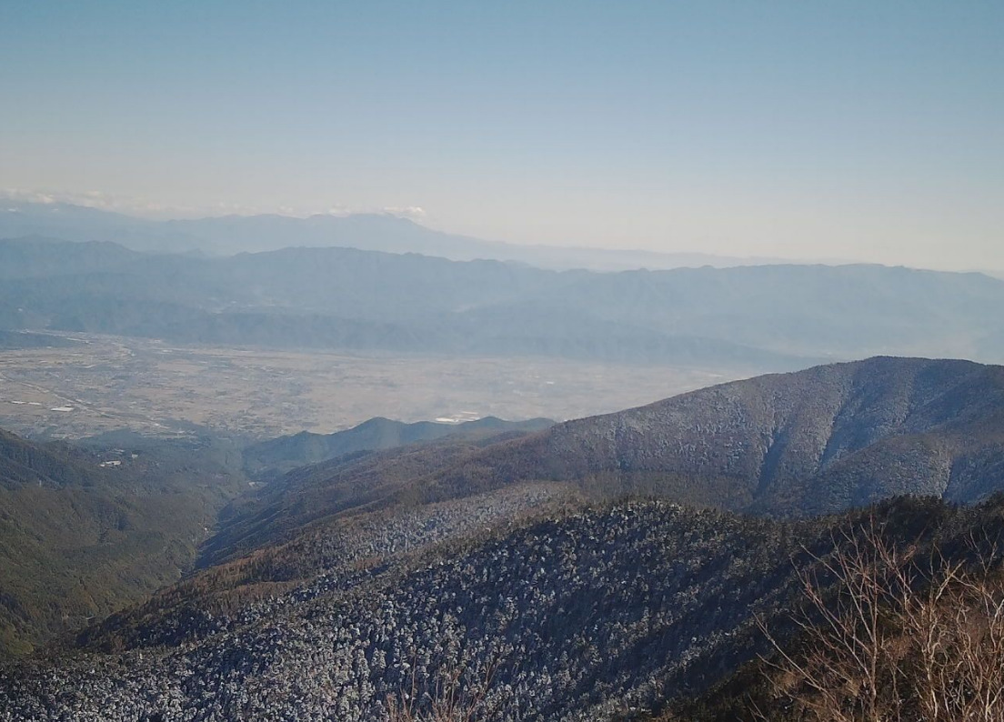 蝶ヶ岳ヒュッテ安曇野方面ライブカメラ(長野県安曇野市堀金烏川)
