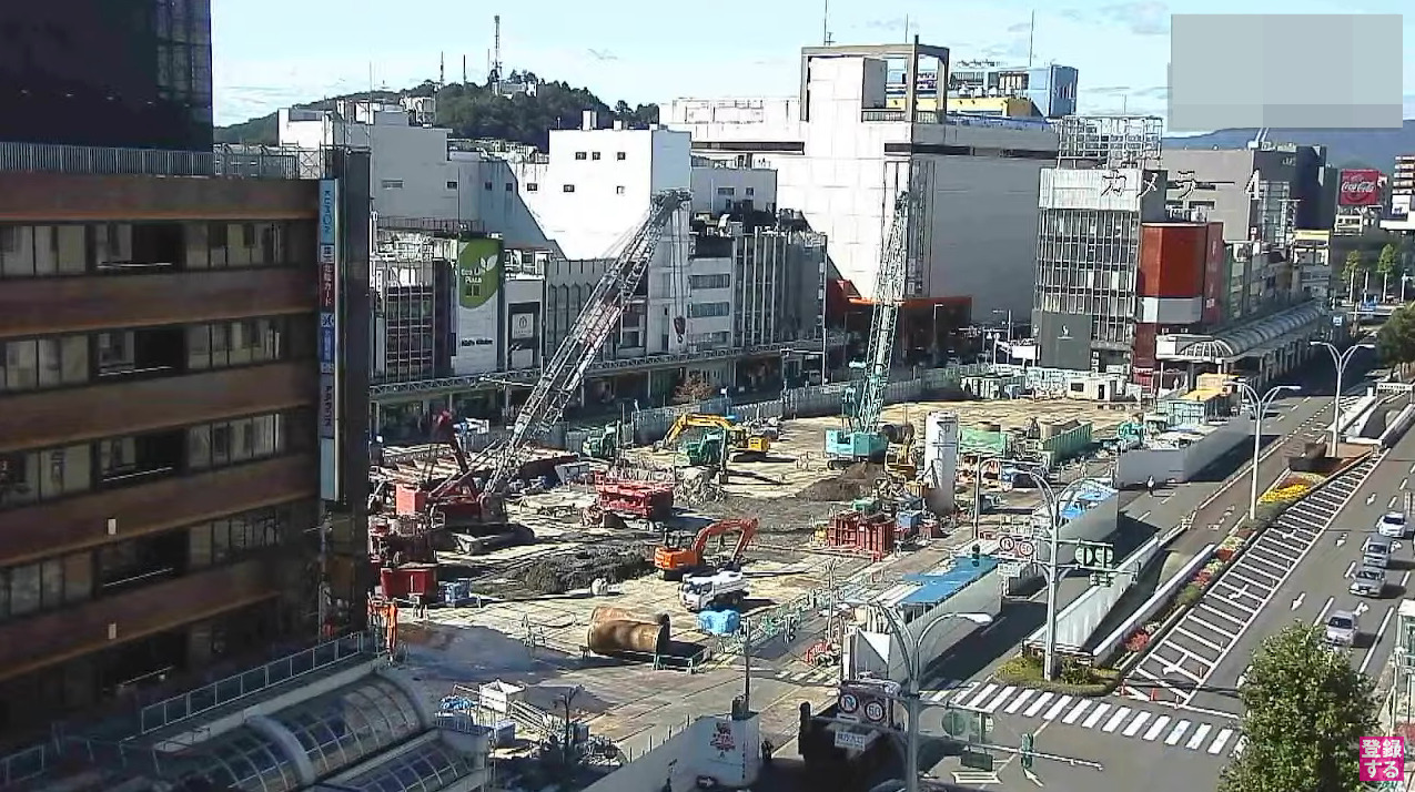 福井テレビ福井駅西口周辺ライブカメラ(福井県福井市大手)