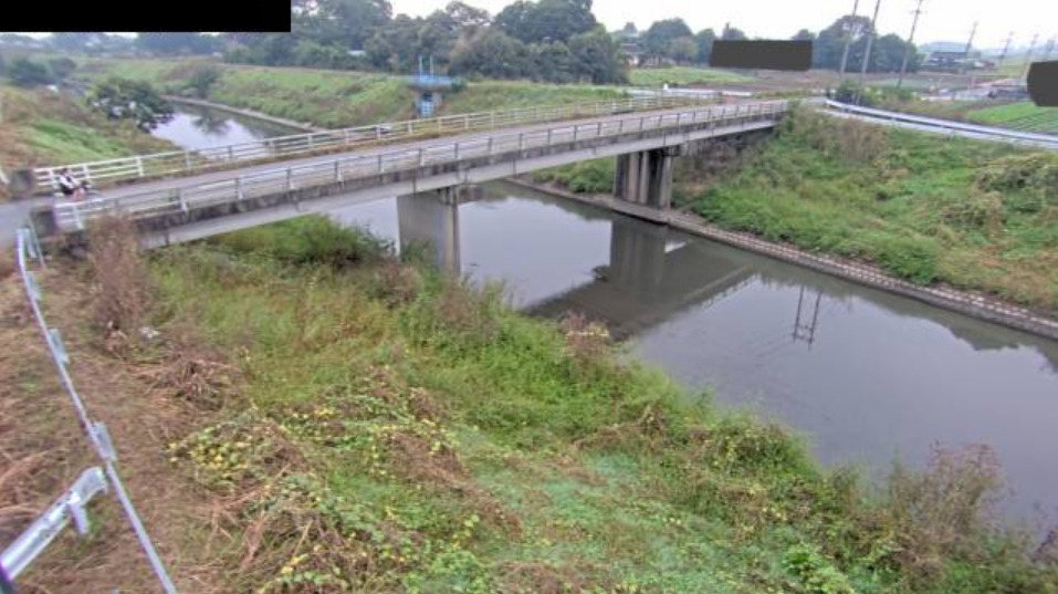 福川新入合橋観測局ライブカメラ(埼玉県熊谷市弥藤吾)
